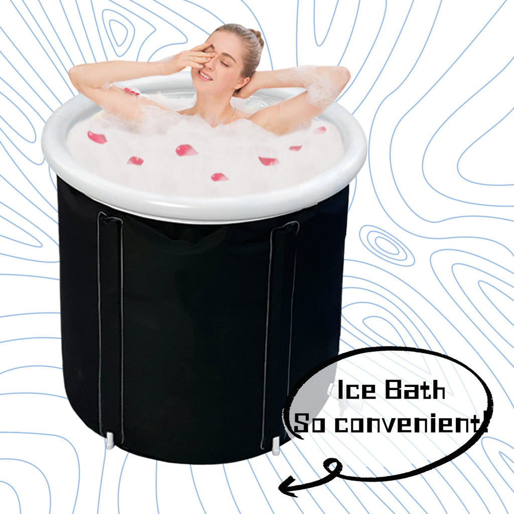 Portable Ice Bath Tub – Inflatable Cold Plunge for Recovery, Therapy & Muscle Relief (Foldable, PVC Design)
