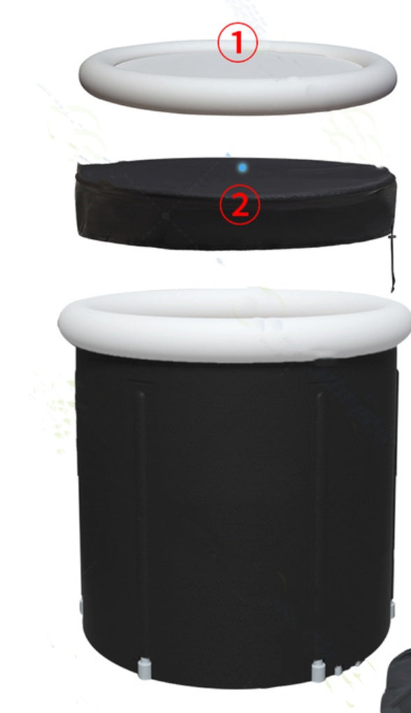 Portable Ice Bath Tub – Inflatable Cold Plunge for Recovery, Therapy & Muscle Relief (Foldable, PVC Design)