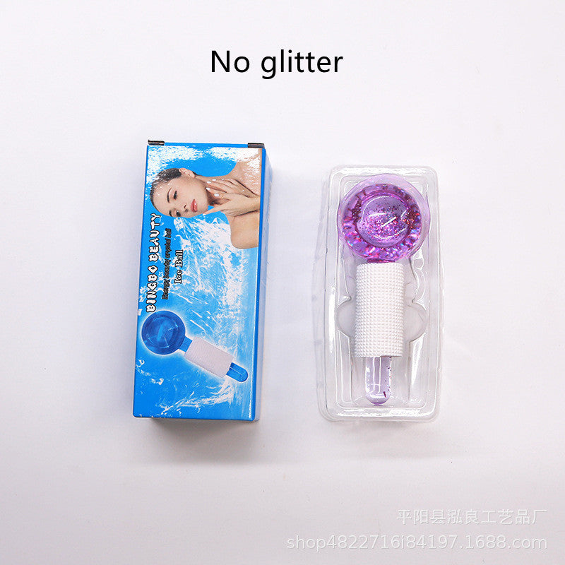 Crystal Ice Facial Massage Balls – Cooling Glass Beauty Therapy for Skin Tightening & Puffiness Relief