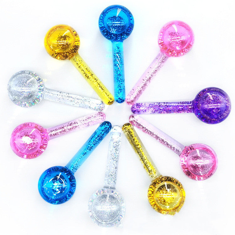 Crystal Ice Facial Massage Balls – Cooling Glass Beauty Therapy for Skin Tightening & Puffiness Relief